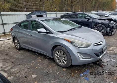 2015 Hyundai Elantra Se z USA, uszkodzony, nr VIN 5NPDH4AE0FH605787